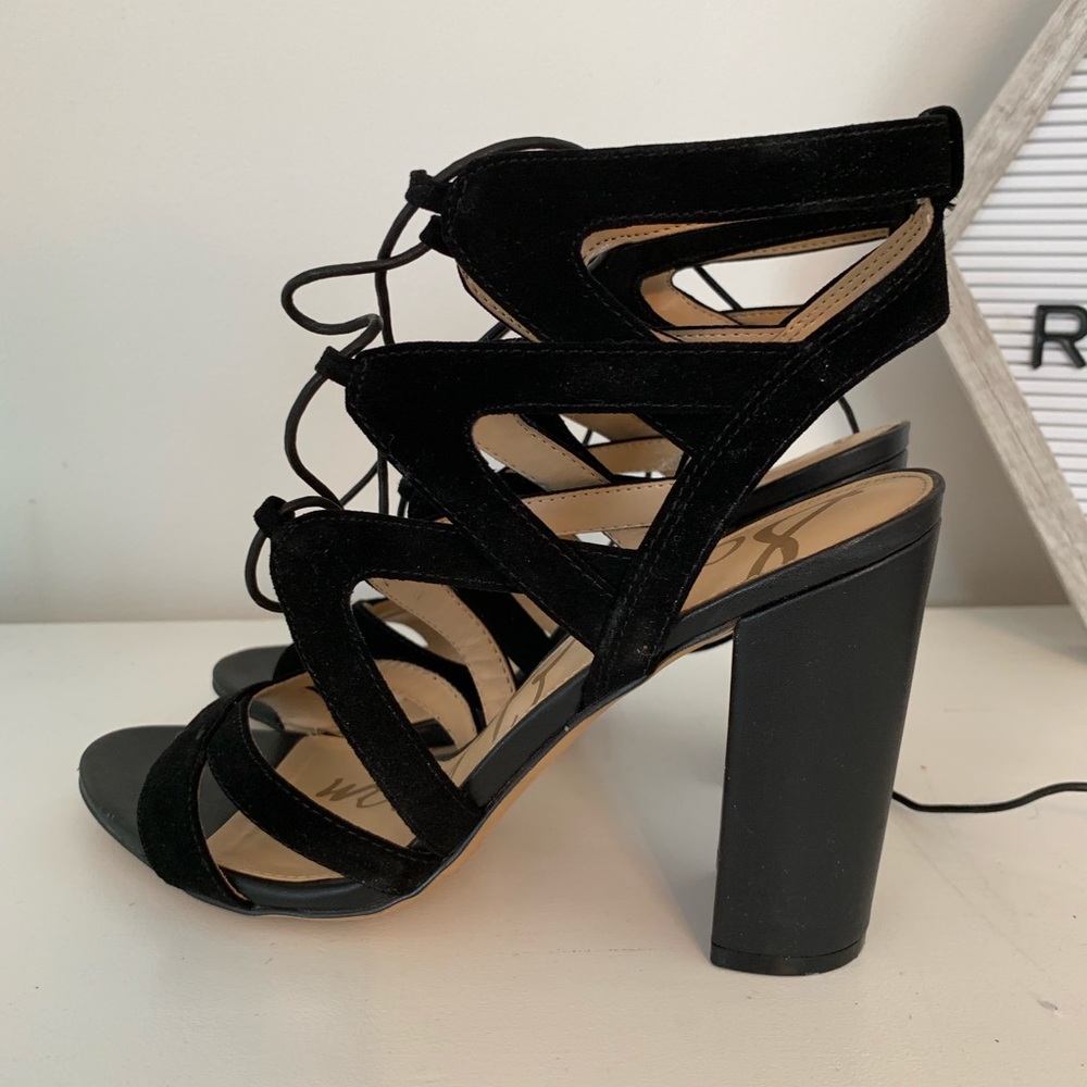 Black Suede Sam Edelman Heels